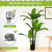 150Cm Artificial Bird of Paradise Tree with Pot