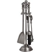 Traditional Companion Set In Antique Pewter