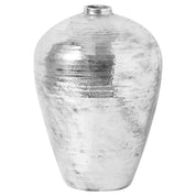 Large Hammered Silver Astral Vase