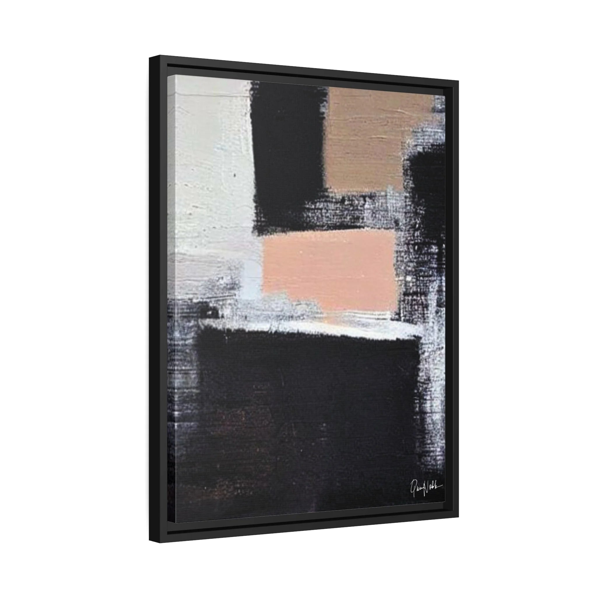 Canvas Wall Art Matte with Frame & Eco- Friendly CUBE - by Queennoble