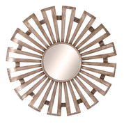 Evi Antique Silver Sunburst Mirror