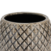 Seville Collection Grey Diamond Planter