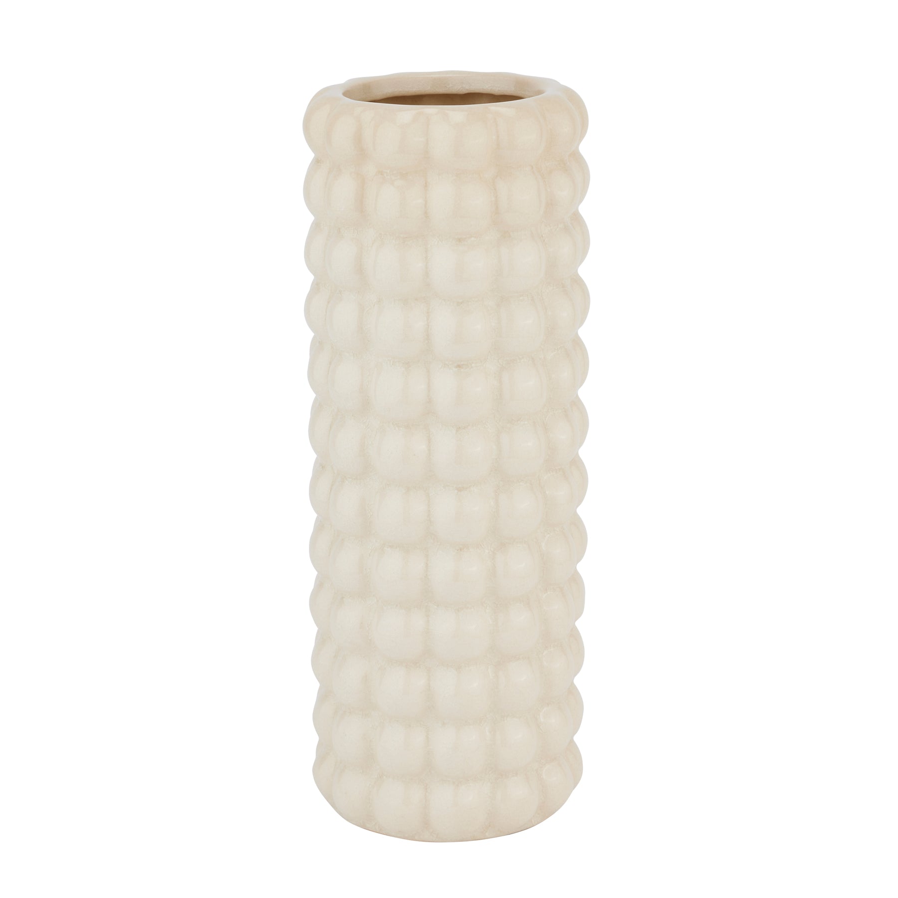 Seville Collection Cream Bubble Vase