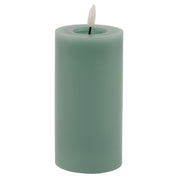 Luxe Collection Melt Effect 3x6 Sage LED Wax Candle