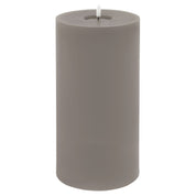 Luxe Collection Melt Effect 6x12 Grey LED Wax Candle