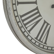 Embossed Wall Clock With Glass