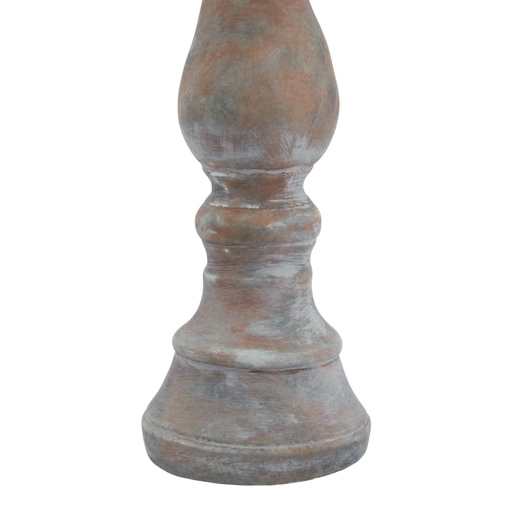 Siena Large Brown  Column Candle Holder