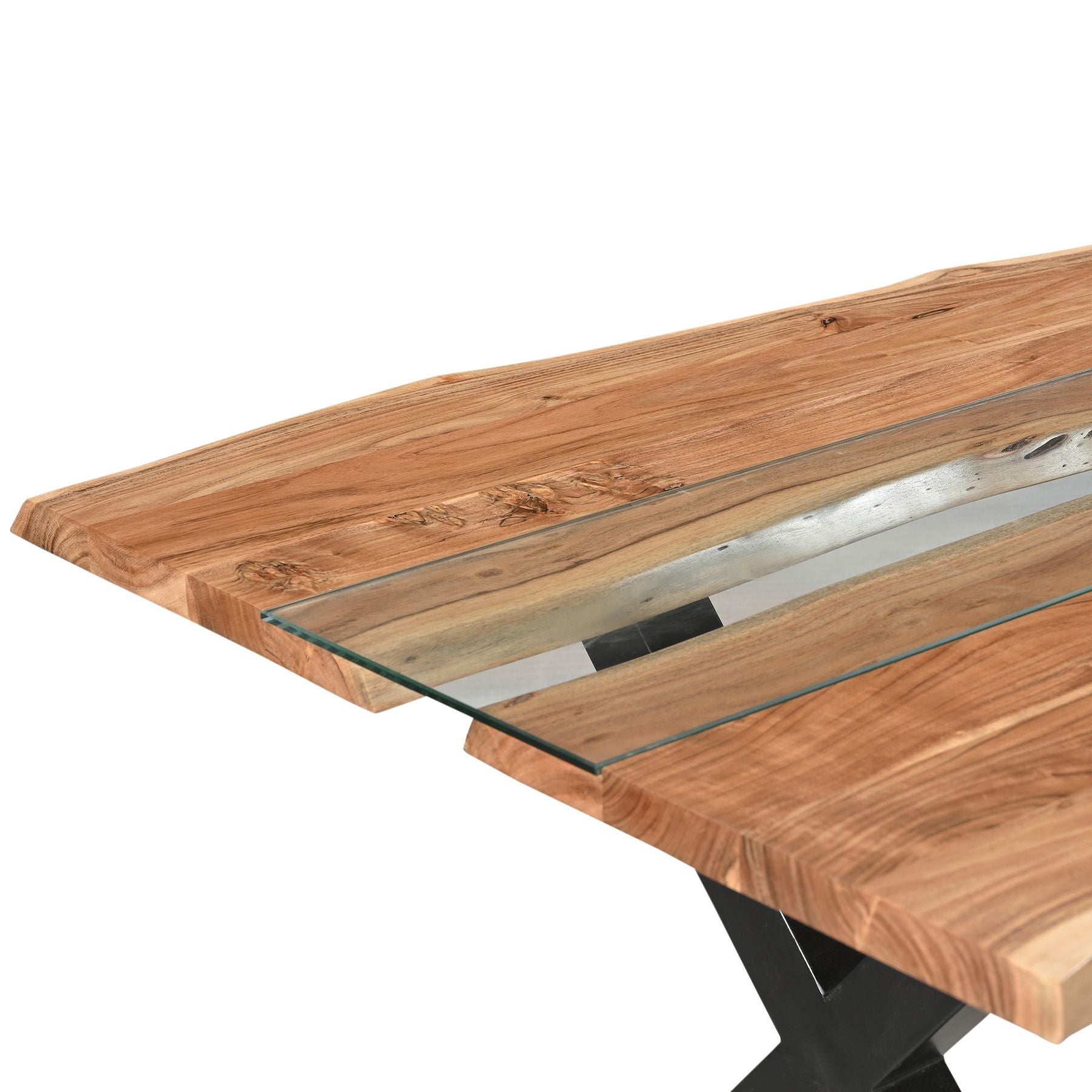 Live Edge Collection Large River Dining Table