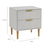 Adams Manufactured Wood Bedside Table