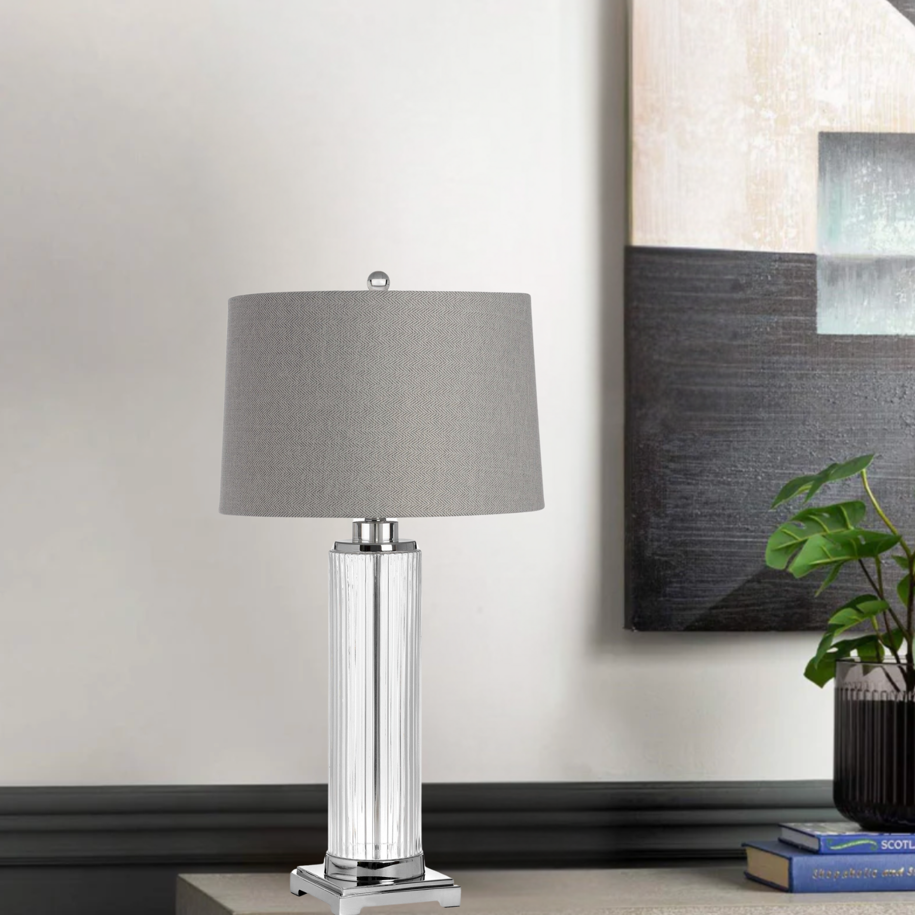 Roma Glass Table Lamp